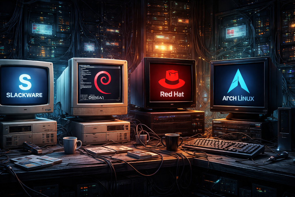 Linux Dünyasını Şekillendiren Dört Büyük Dağıtım